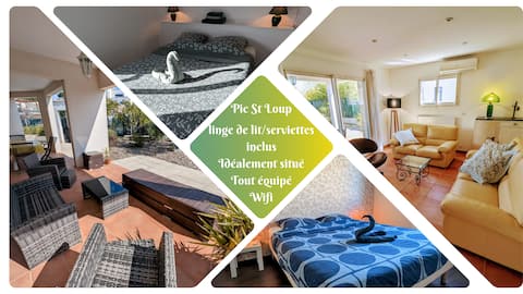 La Clé des Collines, ideally located
