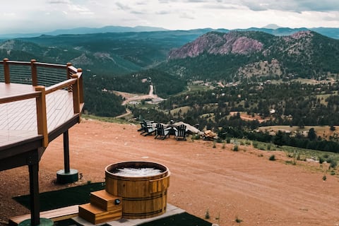 Panoramic Off-Grid Yurt/Mtn Views