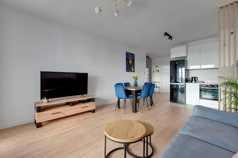 Successful Airbnb property: Doki C86 | Gdańsk Shipyard & Foodhall | Parking in Młyniska