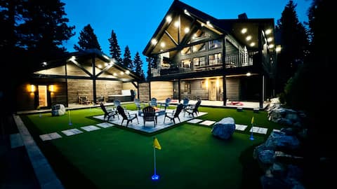 Spa, Sauna, Fire Pit, Game Room, 4BR w/en-suites