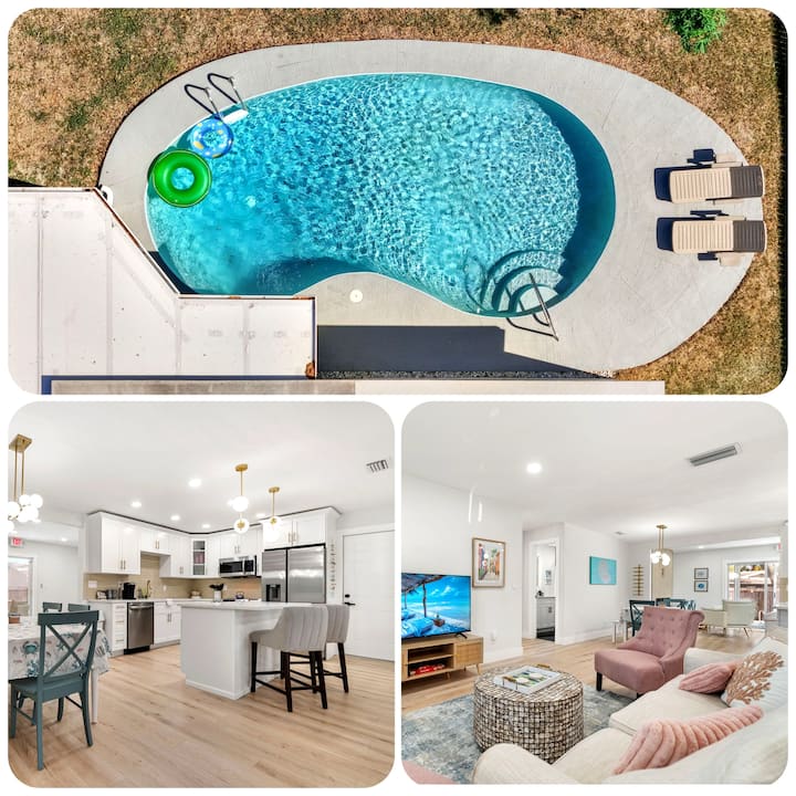 Modern Retreat - Heated Pool+close To Everything - Largo, FL
