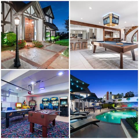 Surreal Serenity Escape wIth Game Room, Pool & Spa
