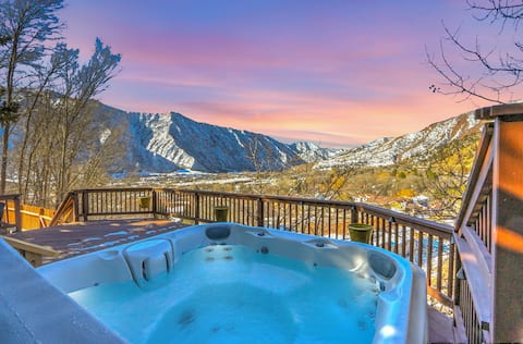 Hot Tub, Game Room w/ Mountain Views Near Town