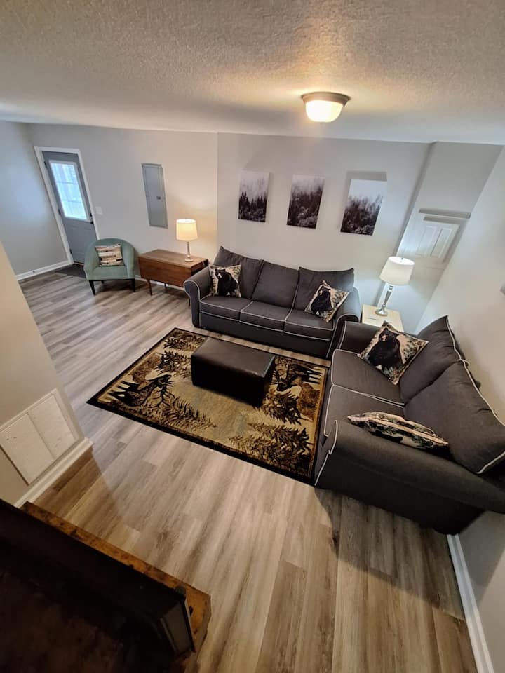 סלון נוסף בקומת מרתף/ עם ספה נפתחת