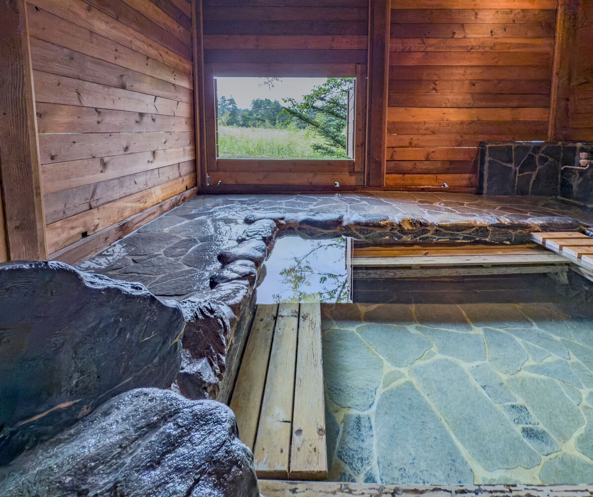 川沿いのログハウス - 借りられるシャレー - 白馬村、長野県、日本