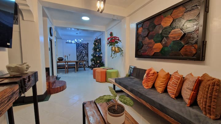 Espacio abierto, sala de estar, comedor y cocina