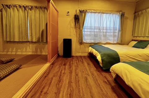7 mins walk to JR Kofu Station！Cozy！Free Parking！