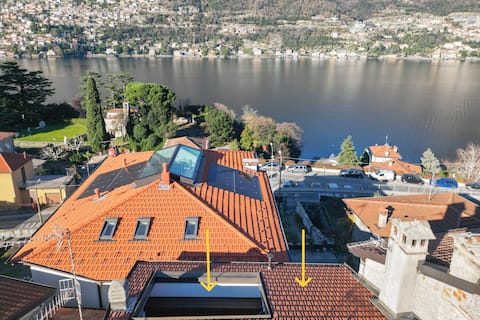 8-bed, Parking, WiFi, Jacuzzi on Lake Como!