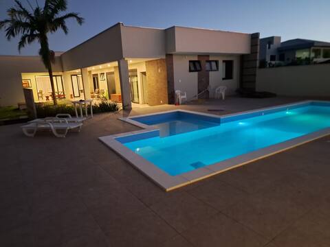 Beach and swimming pool.
