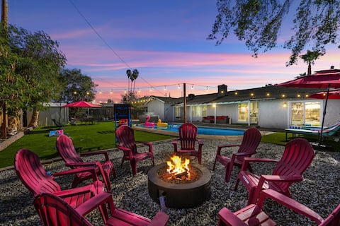 Free Hot Tub|Pool|Game Room|FirePit|Sleeps 12
