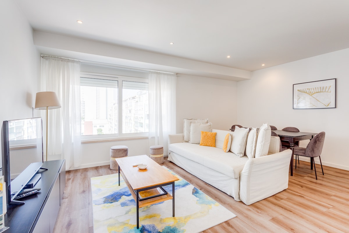 Airbnb em destaque: Savory White Apartment, Sete Rios, Lisbon em Campolide