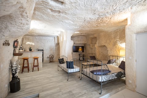 Luxury cave house for 10 people near Amboise