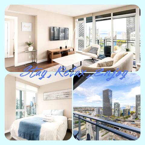 Bay View| Free Parking|Roomy 2B Central Apt in DT