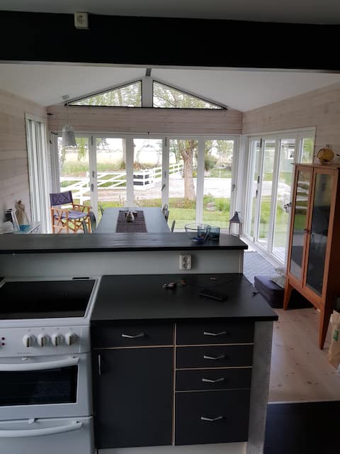 A stone's throw from the sea