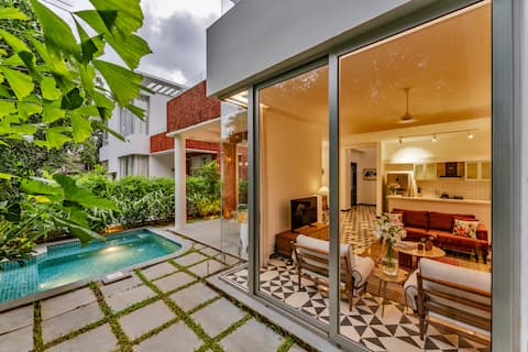 LaMasillia|2BHK Villa| 7km From Morjim Beach