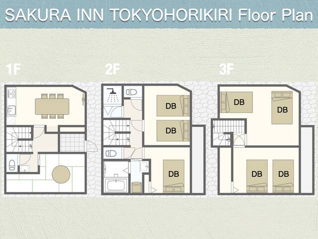 renovated / 5 bedrooms / max 17 people gallery image 3