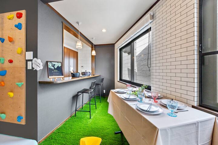 国立駅徒歩4分/親子で遊べる/ボルダリングや滑り台、ボールプール有り/ワンフロア（2階部分）(42) gallery image 5