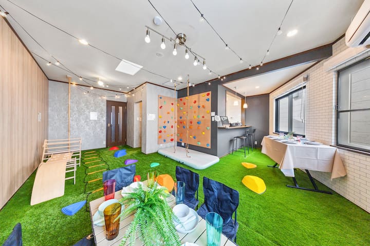 国立駅徒歩4分/親子で遊べる/ボルダリングや滑り台、ボールプール有り/ワンフロア（2階部分）(42)