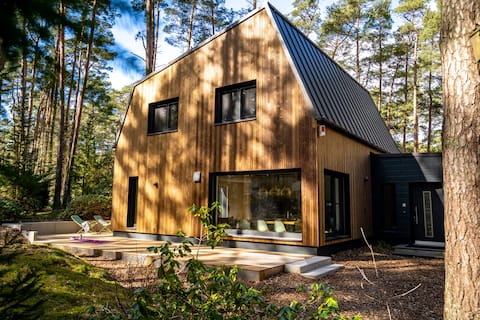 Forest villa house "Gustav" - holiday home with sauna