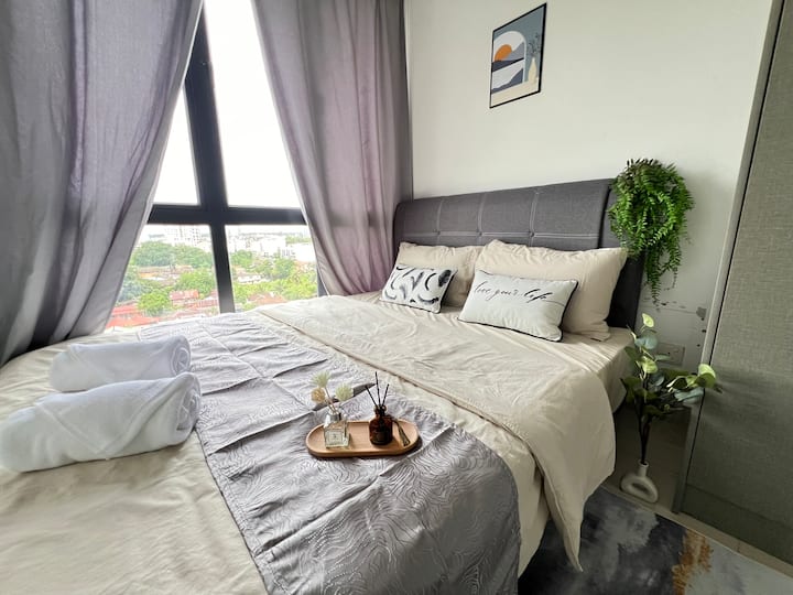 KB18 SKY A -12 -2 ( НИВО 17 2ROOM ) · RiverView 8PAX 3BR in KBtown Wi - Fi, A -12 -2