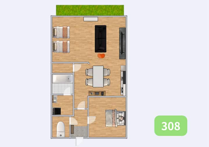Disney·makuhari·tokyo Easy Access｜room For 4｜#308 - Funabashi