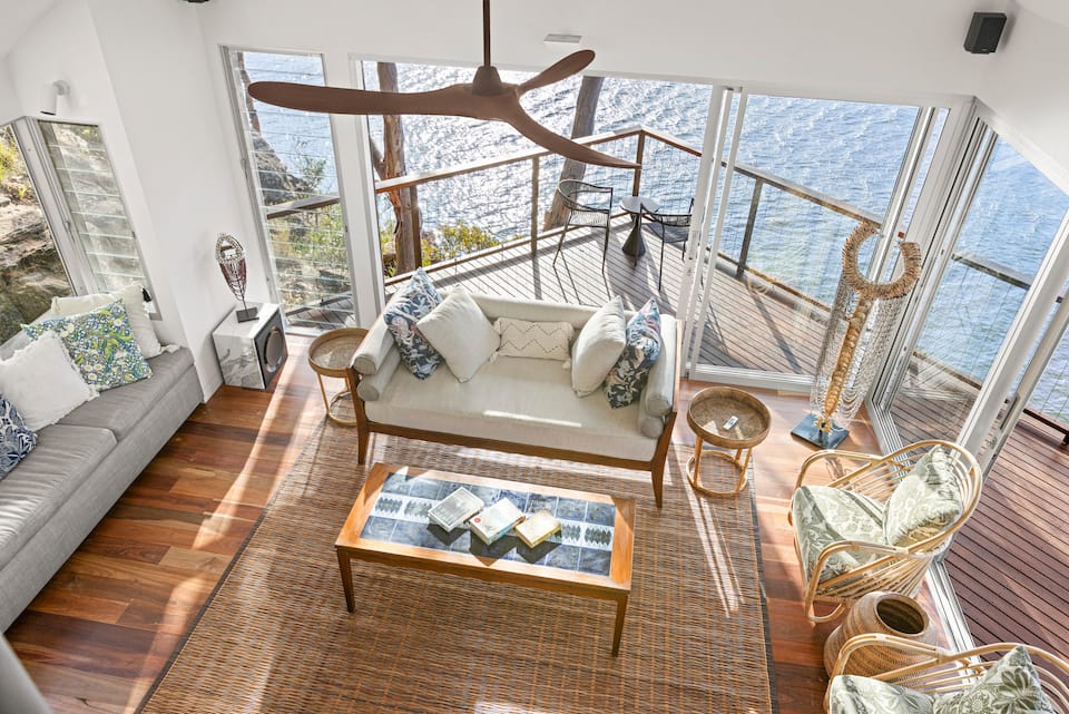 A water-access-only house on the Hawkesbury, Berowra Waters, New South Wales, Australia, photo 5 of 10