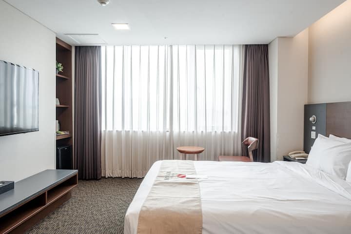 동대문역 1분 호텔, 스카이파크 동대문 킹스타운, 쇼핑, 안전-Deluxe Twin - Seoul