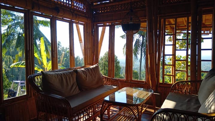 Bamboo House On Hilltop With Excellent Views - Indonesia