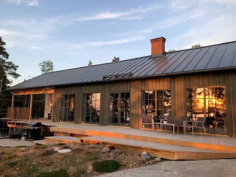 Sunset House, undisturbed in the Stockholm Archipelago