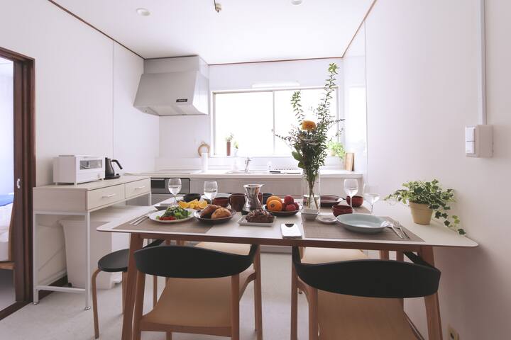 「江戸スタイル」の部屋を体験・3LDK90㎡最大9名・新宿から1駅4分/笹塚/フォトジェニック！ gallery image 4