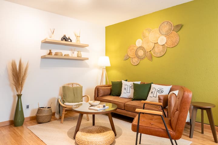 Depto. Bohemio con AC total en Roma Norte CDMX