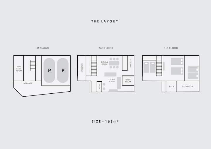2-parkings | Light "Oasis" Lux｜6min St｜12ppl ｜Mode - Fukuoka
