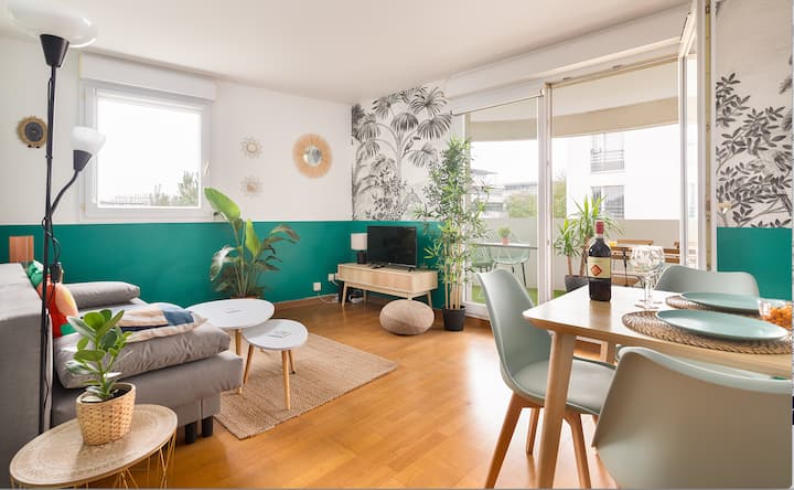 Lush House Avec Terrasse/13 Mnparis Centre+parking - Aubervilliers