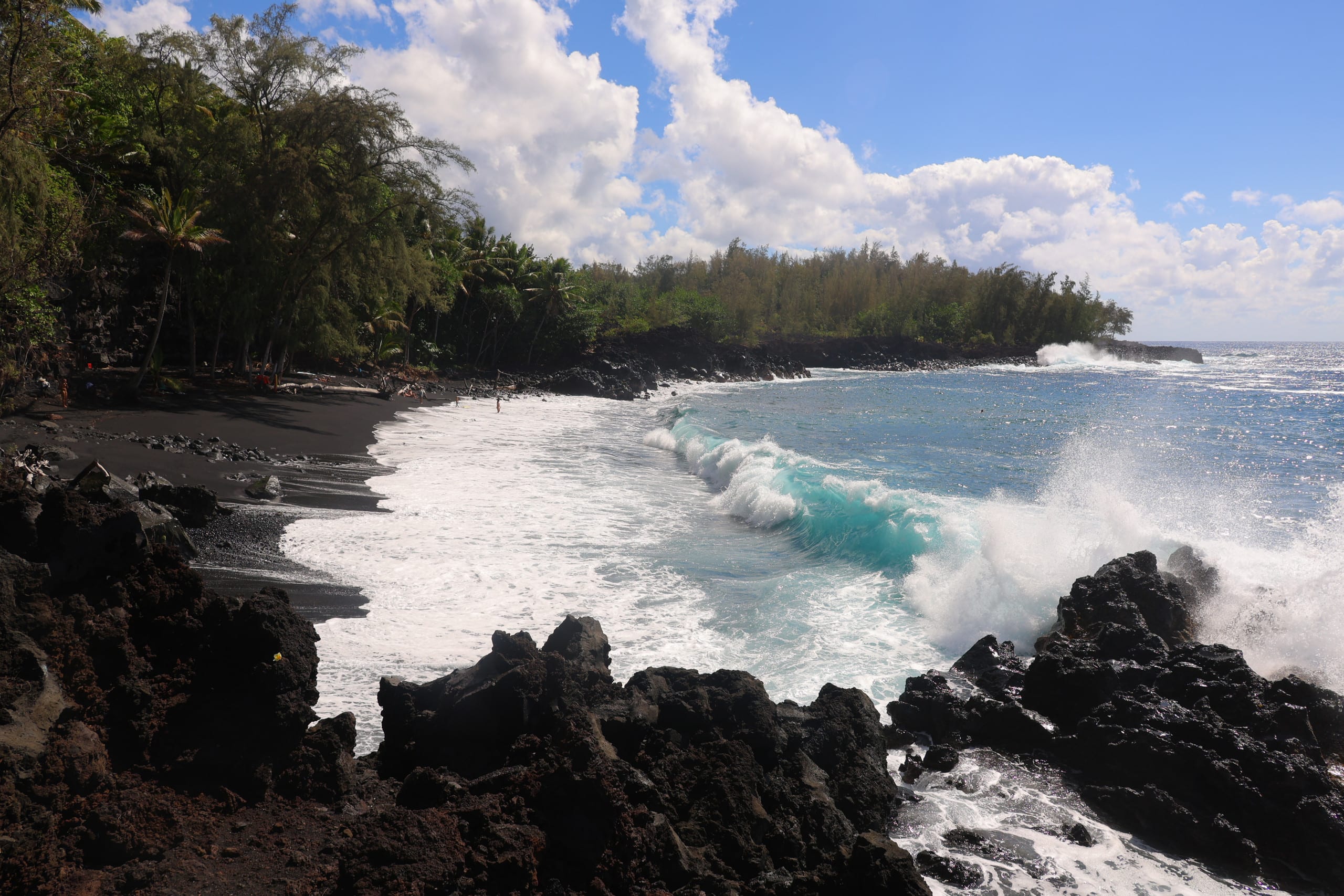 Oceanview Kehena Black Sand Beach House - spa/pool - Photo 40