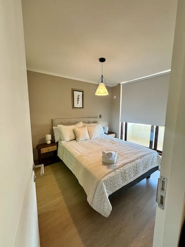 Entire home with 2 bedrooms in Sector Curico Chillan - Hermoso y acogedor “WiFi+ A/C+ Parking”