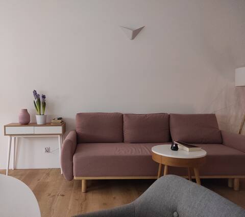 Top performing Airbnb: Apartment with free garage and garden in Karłowice Różanka