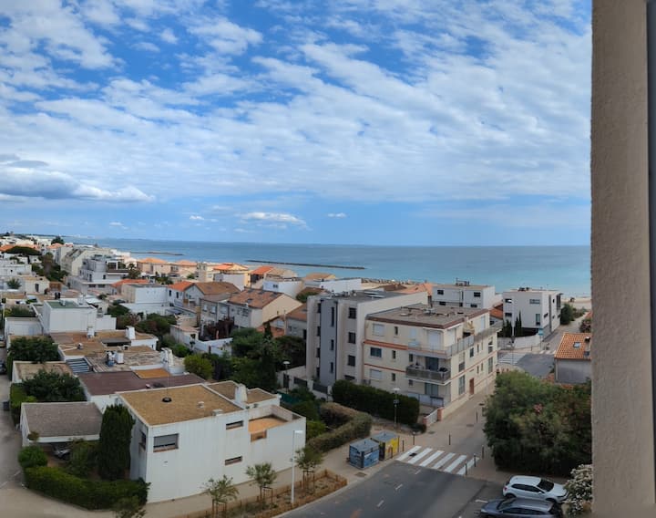 Studio 4 Pers, 2 Min Plage Tv, Ascenseur, Parking - Carnon