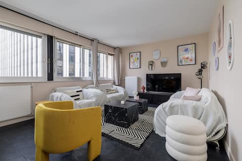 Damiers – Beautiful 5BR/10PAX Apt La Défense