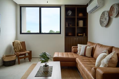Anuncio de Airbnb popular: Luxury 1 BR Brand New Apt+Near Paseo Montejo+Pool en Mérida