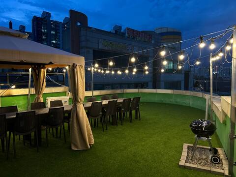 Yanggang House Cheonan Two Peaks, 29 pyeong, karaoke, board games, barbecue, up to 16 people