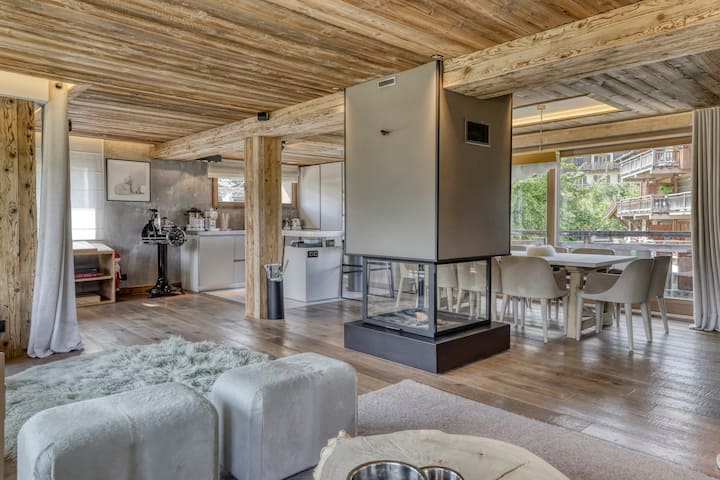 Chalet De Luxe Proche Du Village - Megève