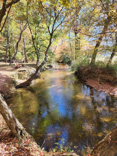 Top Airbnb: Waterfront Cabin in Blue Ridge Mountain w/ Hot tub in Morganton