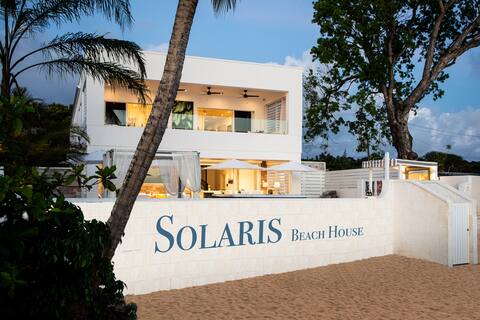 Beachfront Villa, St with Cook & Housekeeper inc.