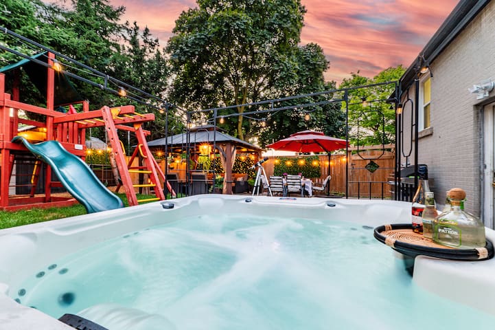 Luxe Family Oasis | Hot Tub & Playground | Near DT