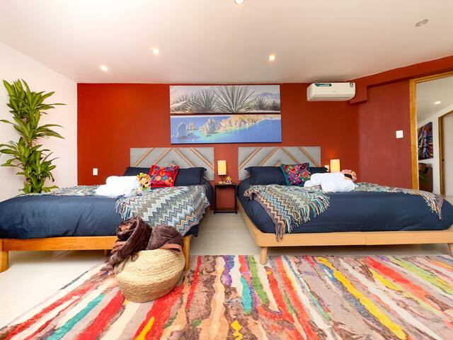 Serenity Condesa Condo w/ Castle sunset view & AC gallery image 4