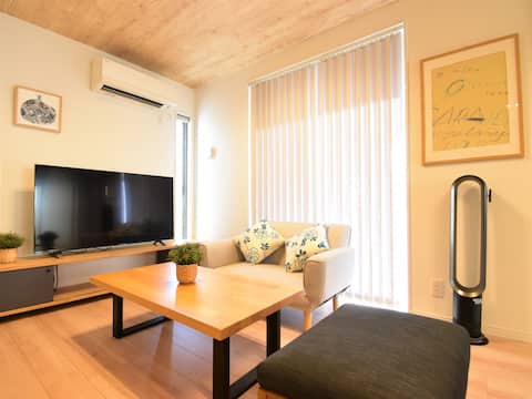 Maximum 8 people! Parking for 2 cars! Within walking distance of Okayama Creative Theater Halenowa, 