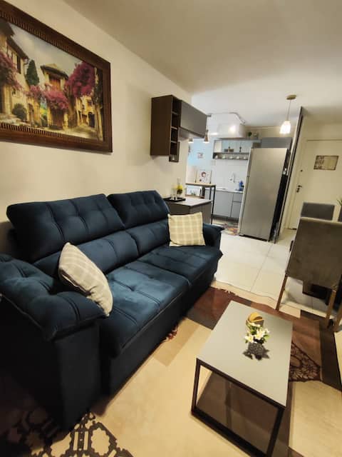 Two Bedroom Apartment with Balcony and Covered Garage