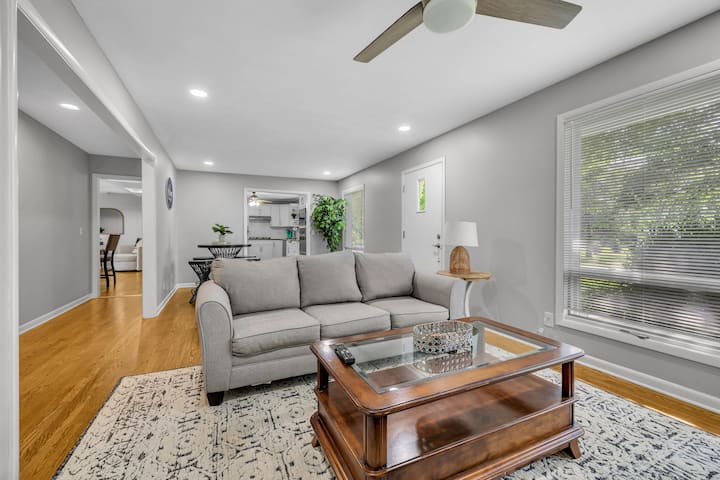 Living room has a pullout couch (Queen) 