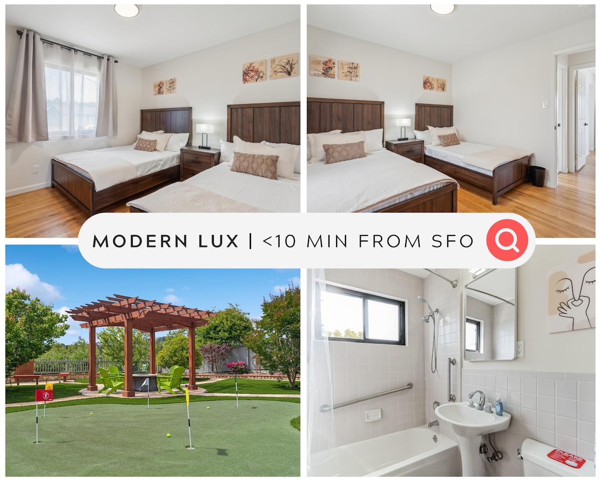 LUX moderno Dormitorio privado 2 Solo más de 30 días Casas en