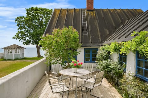 1750 beachfront cottage | eclectic dog-lover charm